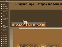 Tablet Screenshot of cavachons-cavapoos.com